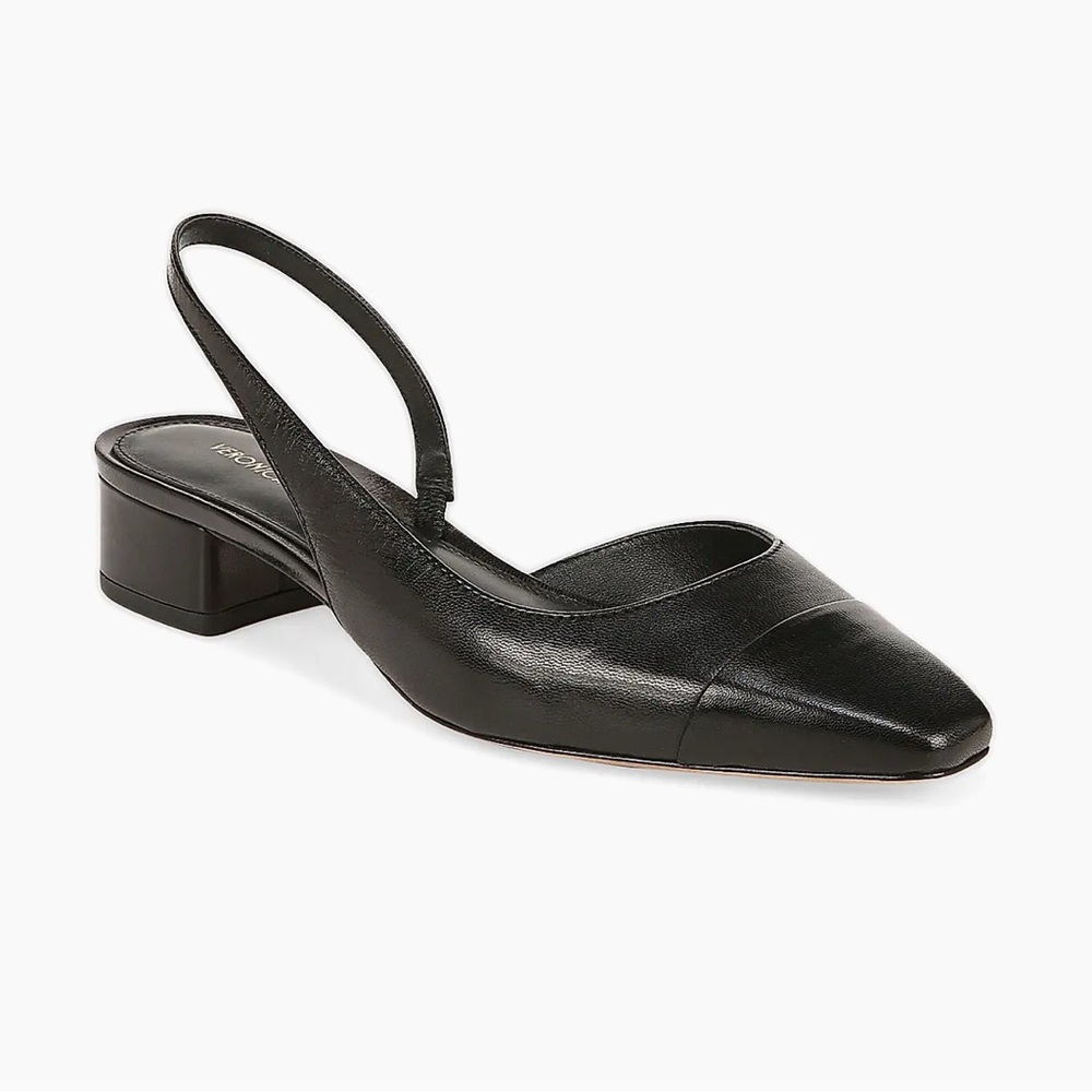 Veronica Beard Black  Cecil Heeled Slingbacks